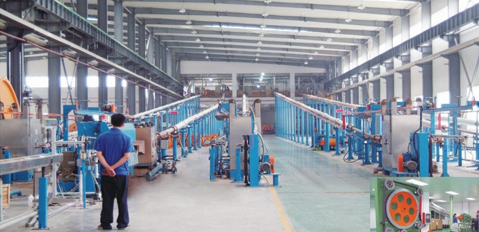 Rubber vulcanization production line